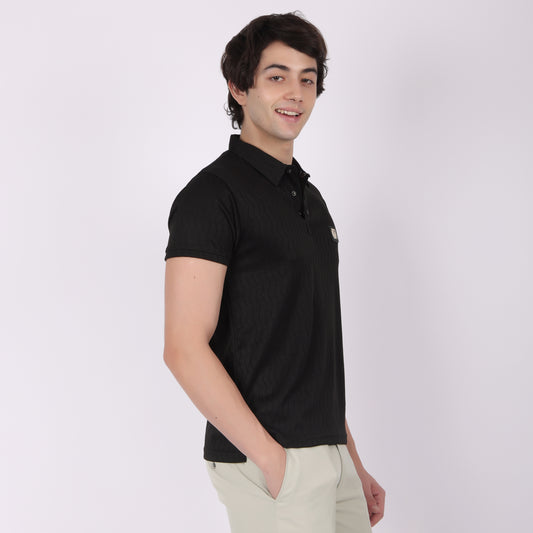 Premium Black Polo T-Shirt for Men