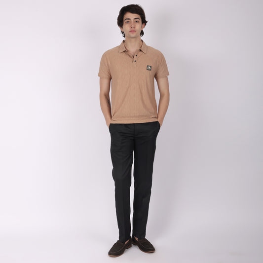 Classic Brown Polo T-Shirt for Men
