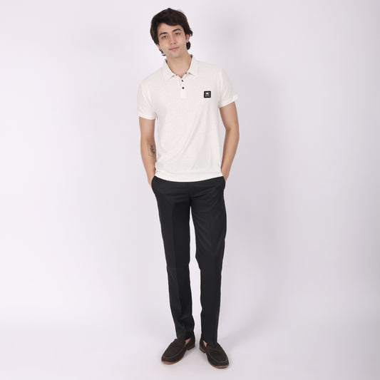 Men’s White Polo T-shirt