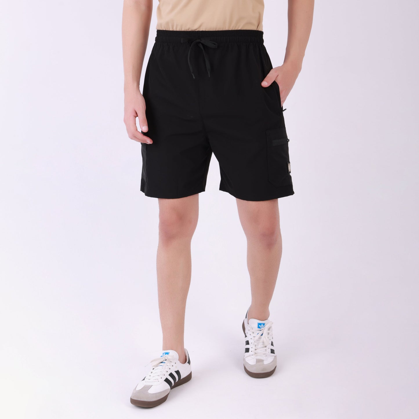 Lionies Men's Utility Cargo Shorts – Black
