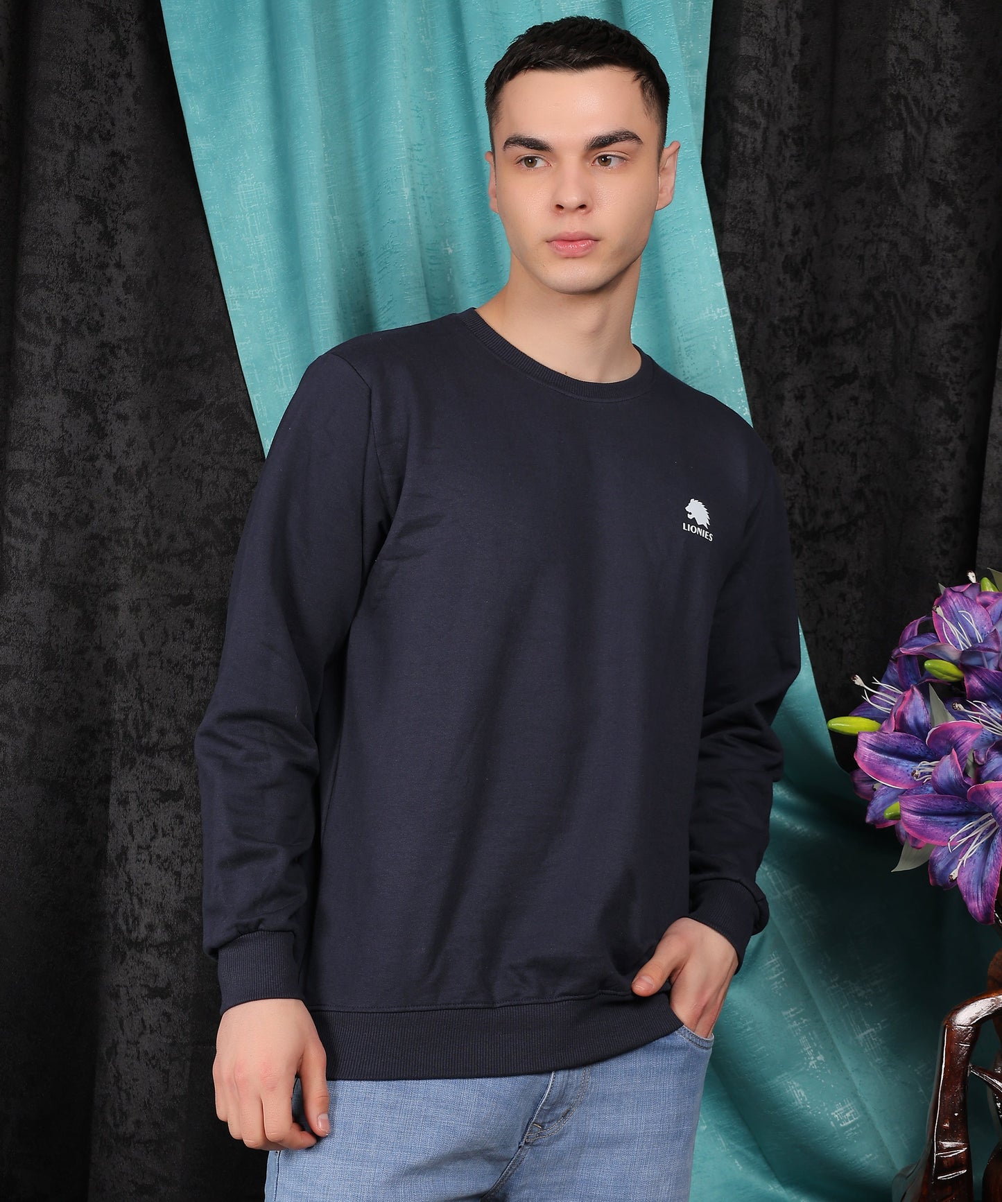 Lionies Round Neck Sweatshirt for Men – 300 GSM
