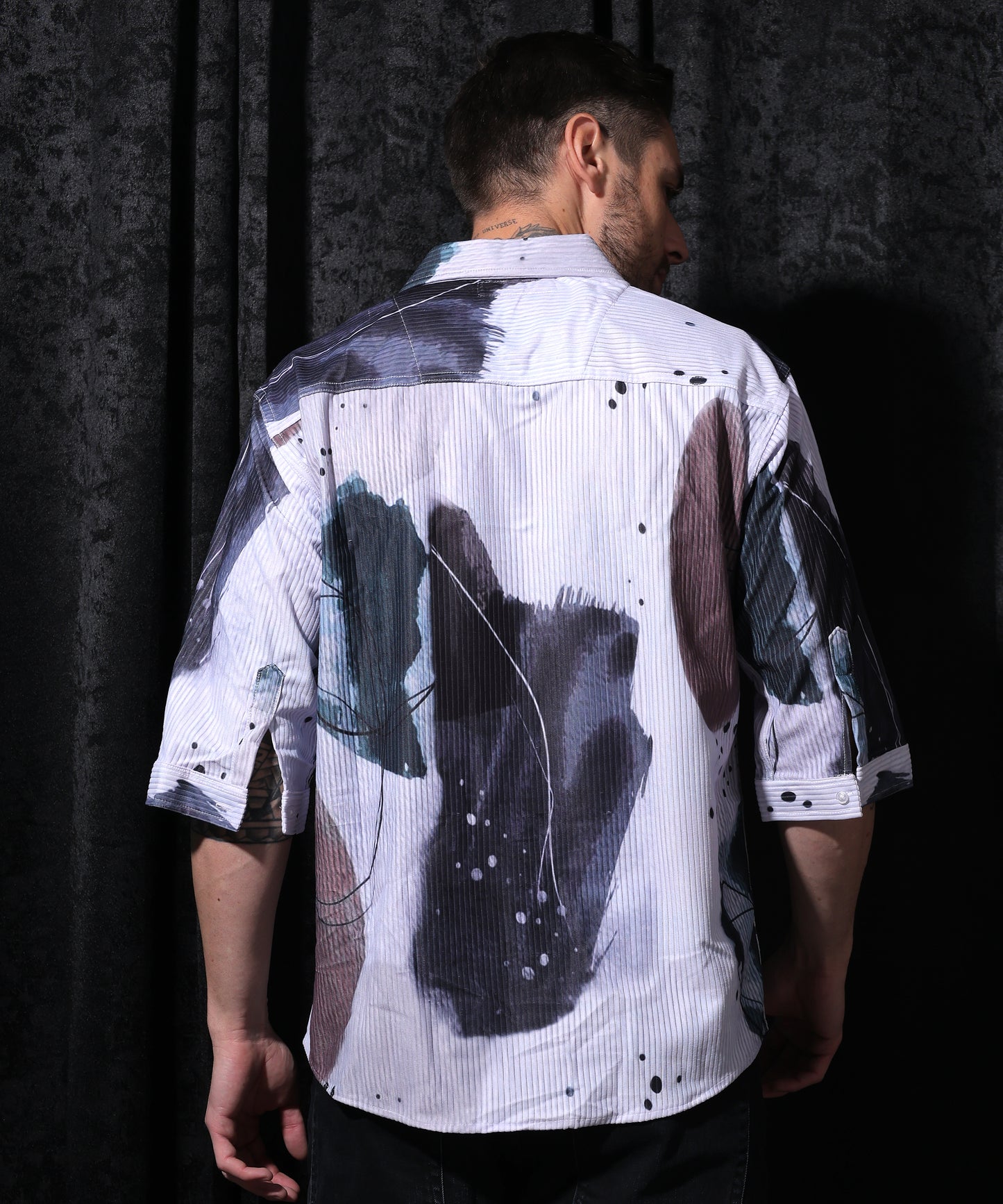 Lionies Digital Print Half Sleeve Shirt - Cotton Lycra