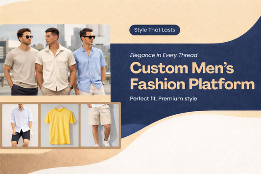 Discover Custom Men’s Fashion Platform for Stylish, Comfortable and Premium Everyday Wear