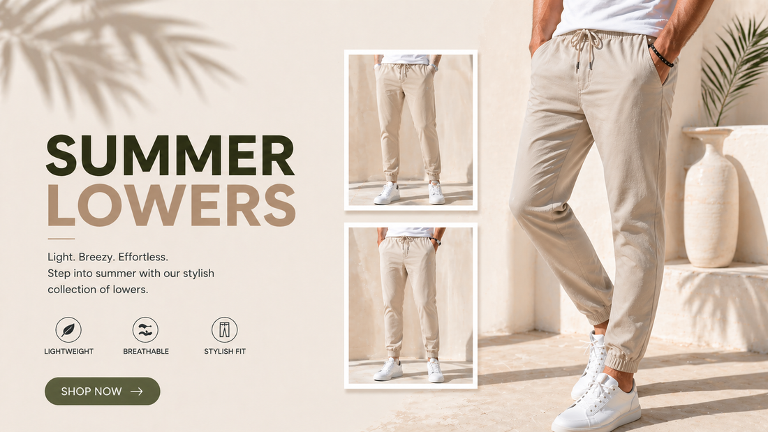LIONIES Summer Lowers 2026 – Lightweight, Breathable & Effortless Style for Men