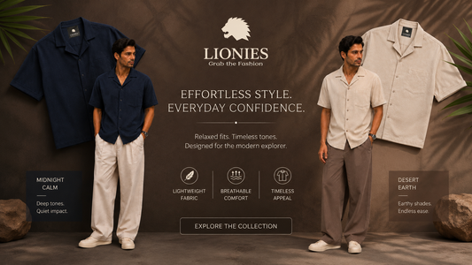 Lionies Men's Shirt Collection 2026: Premium Comfort, Modern Style & Timeless Everyday Fashion