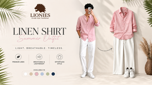 Lionies Linen Shirts 2026 – Light. Breathable. Timeless. 👔🦁
