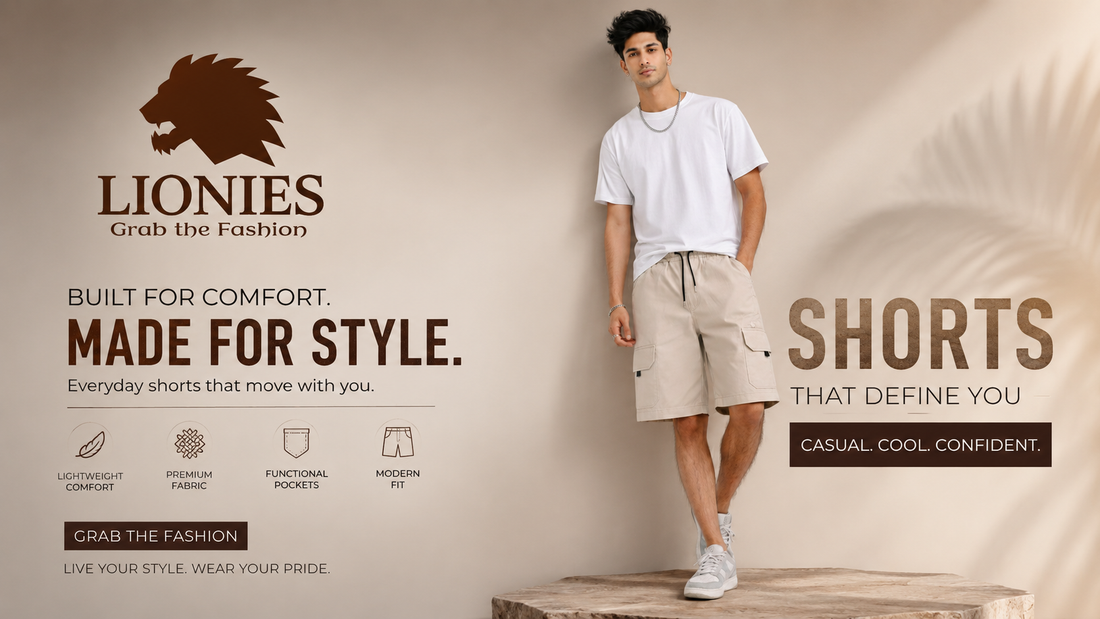 Lionies Premium Shorts: Casual Comfort with a Modern Edge