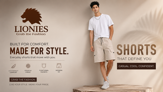 Lionies Premium Shorts: Casual Comfort with a Modern Edge
