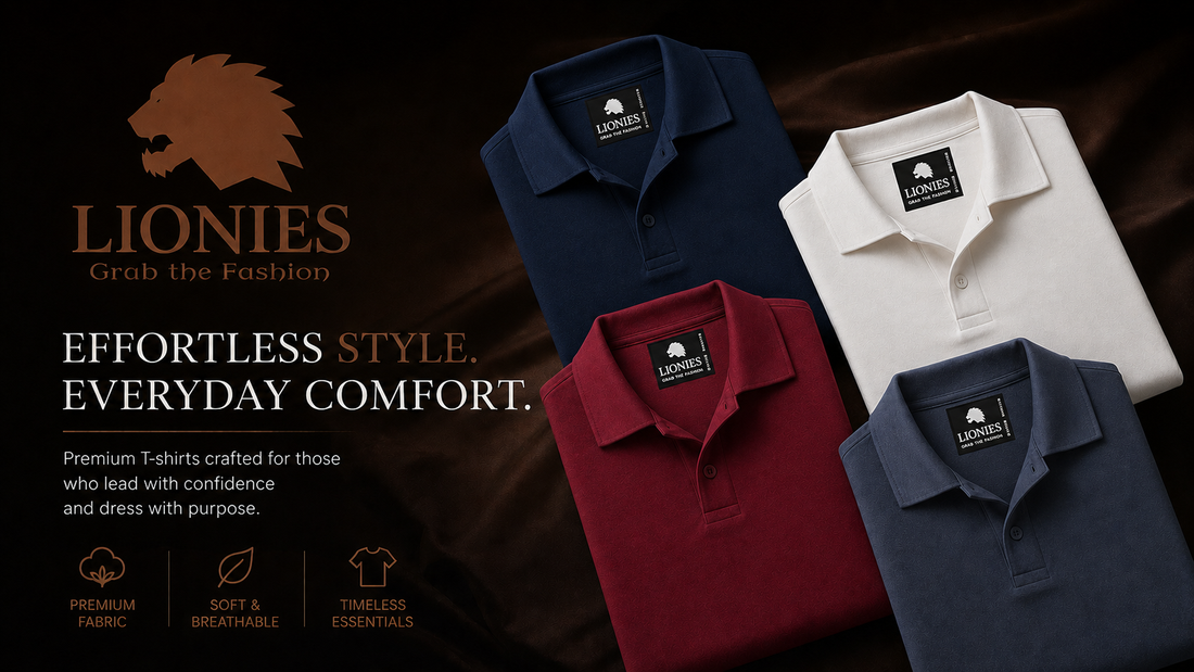 Lionies Premium Polo Collection – Effortless Style, Everyday Comfort, Crafted for Modern Confidence