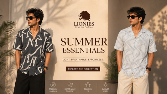 LIONIES Men’s Summer Shirts 2026 – Style, Comfort & Premium Fashion Redefined ☀️👔