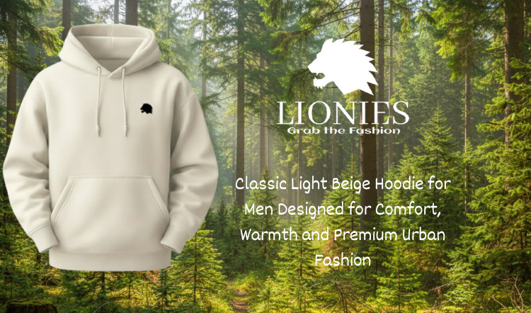 Premium Hoodie for Men with Soft Fabric, Minimal Logo Design and All-Day Comfort
