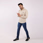 Stylish Fashion Portrait Pure cotton Linen Shirts for Mans
