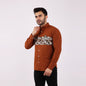 Stylish Casual Cotton Shirt for Men with Camouflage Chest Print Wear