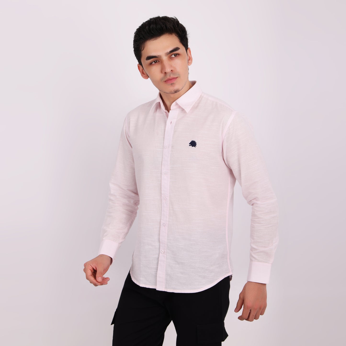 Stylish Fashion Portrait Pure cotton Linen Shirts for Mans