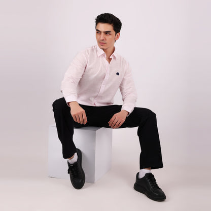 Stylish Fashion Portrait Pure cotton Linen Shirts for Mans