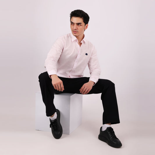 Stylish Fashion Portrait Pure cotton Linen Shirts for Mans