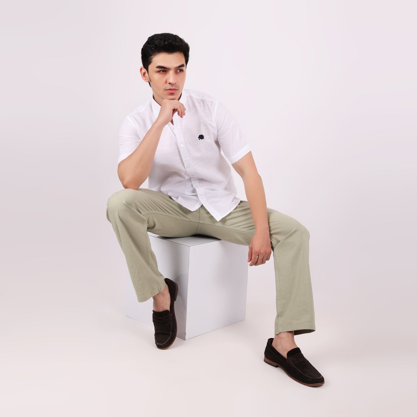 Lionies Pure Cotton Linen Shirts for mans Wear