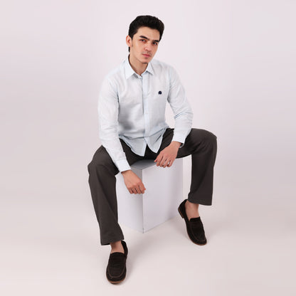 Lionies Traditional Stylish Cotton Linen Full Sleeve Shirt for Man