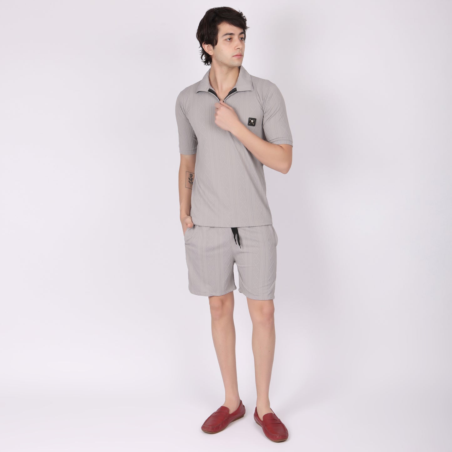 Light grey Relaxed Fit co-ord set