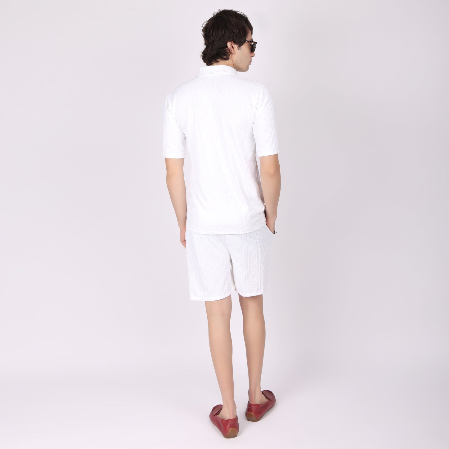 White Relaxed Fit co-ode set