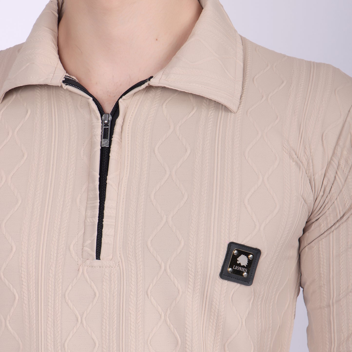 Beige Relaxed Fit Co-ode Set