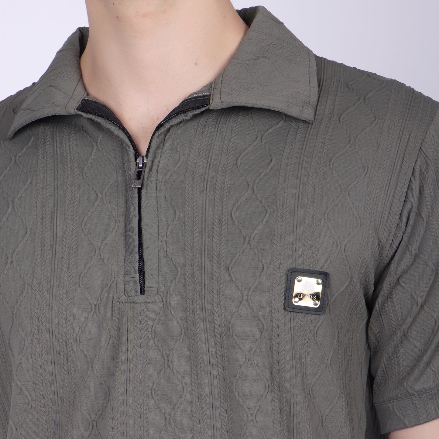 Gray Relaxed Fit Co-ode Set