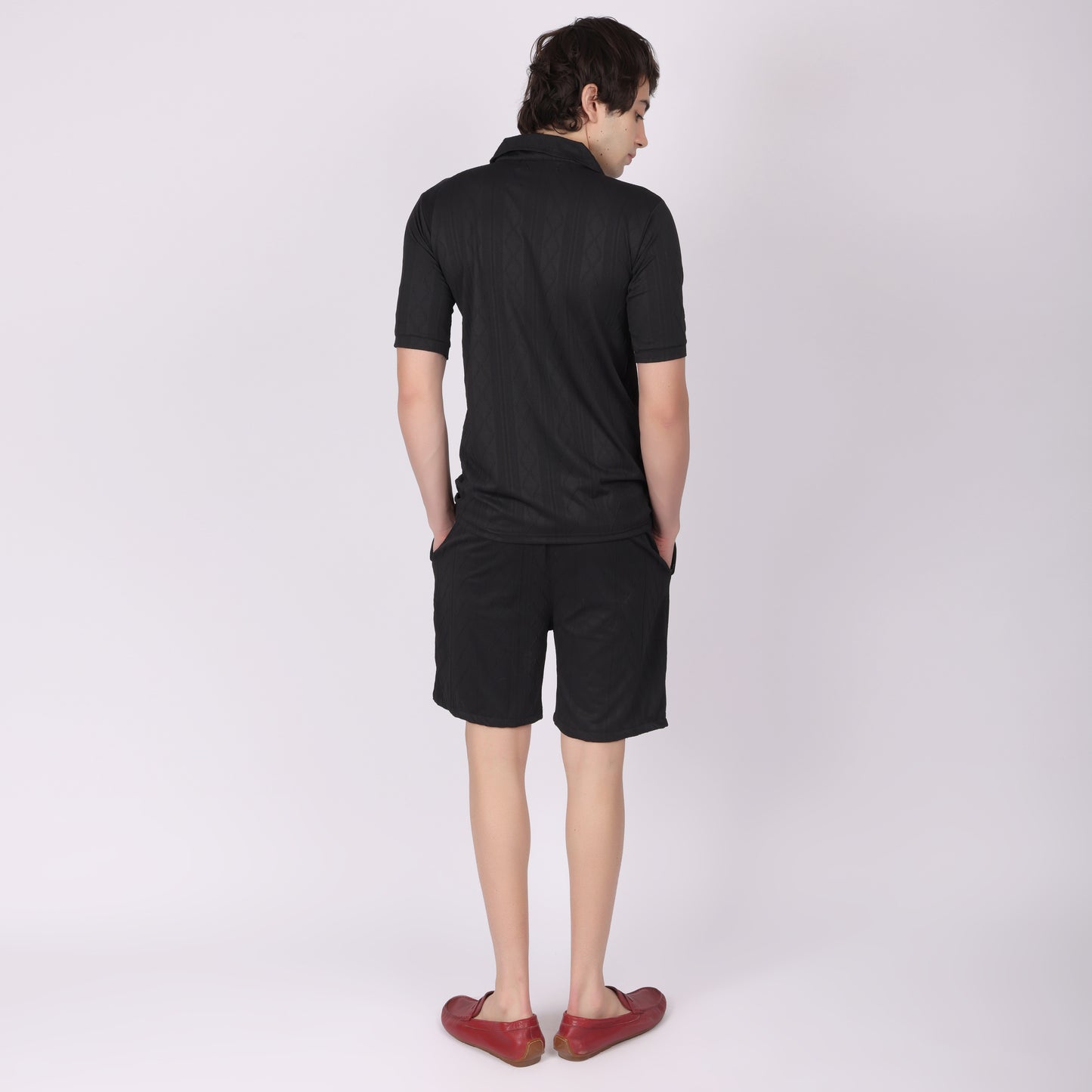Black Relaxed Fit Co-ode Set