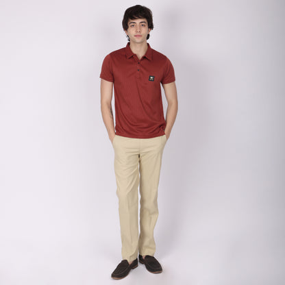 Men’s Rust Polo T-shirt
