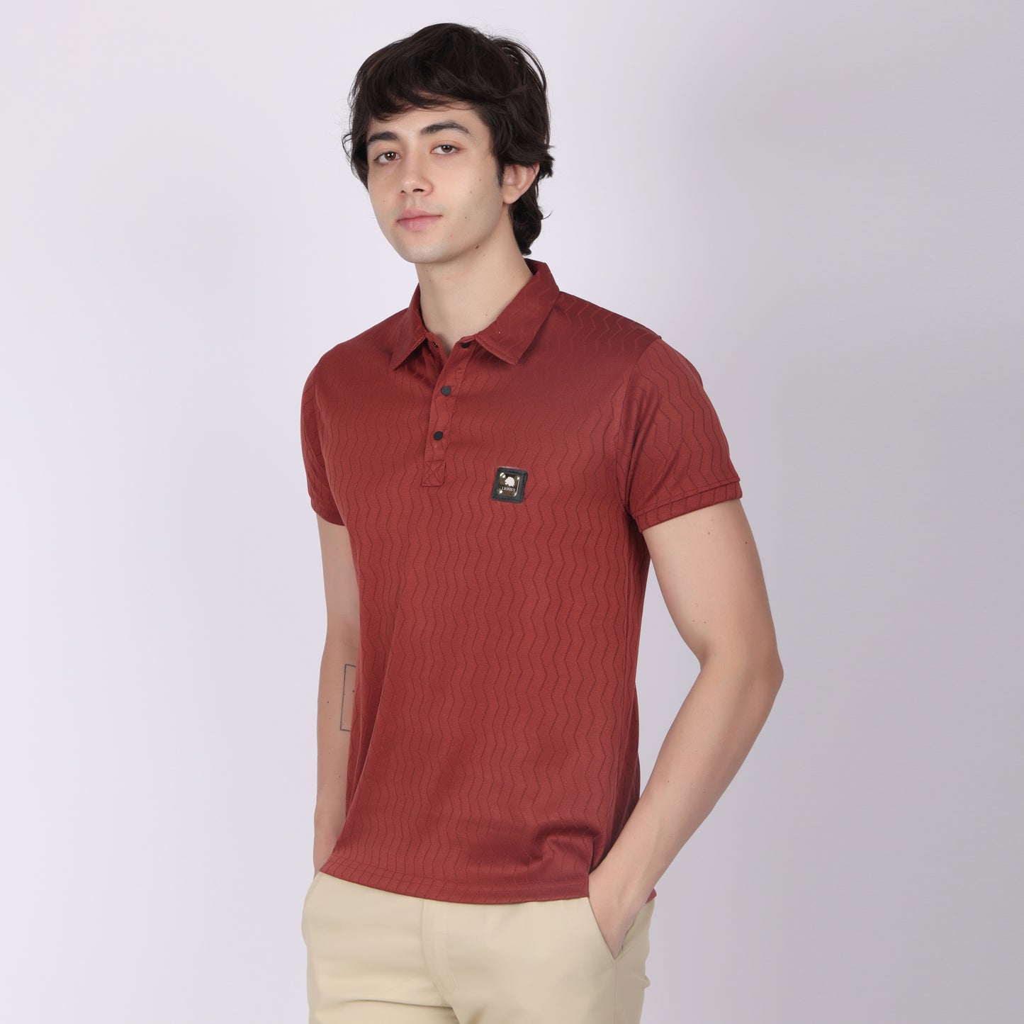 Men’s Rust Polo T-shirt