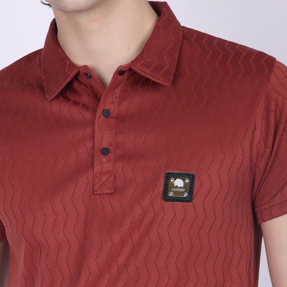 Men’s Rust Polo T-shirt