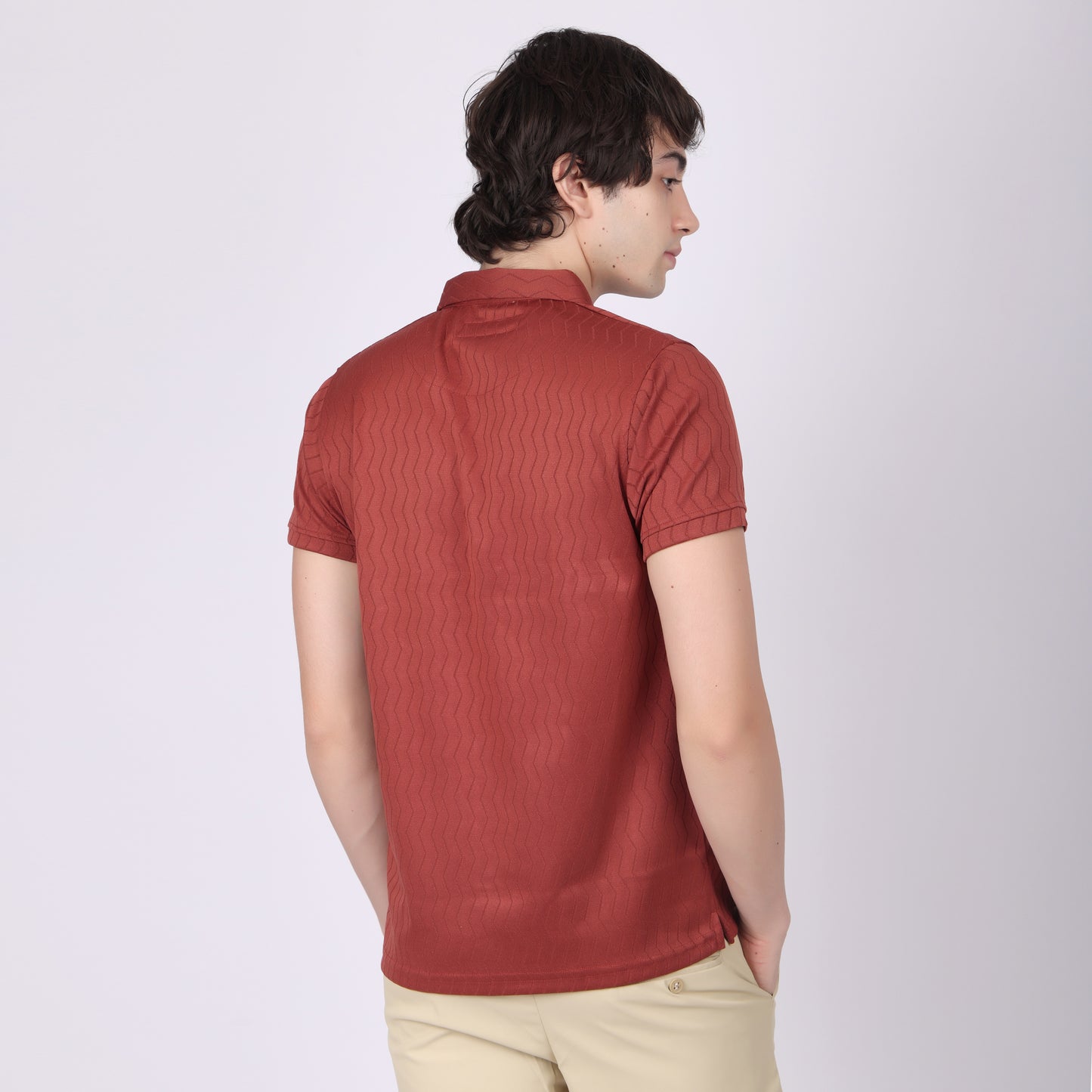 Men’s Rust Polo T-shirt