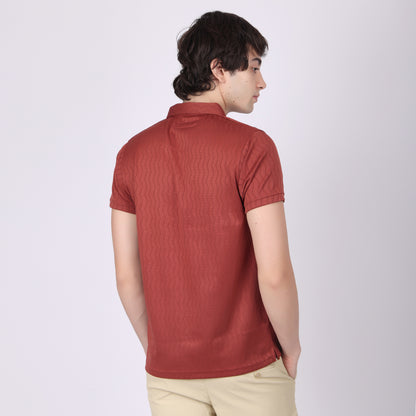 Men’s Rust Polo T-shirt