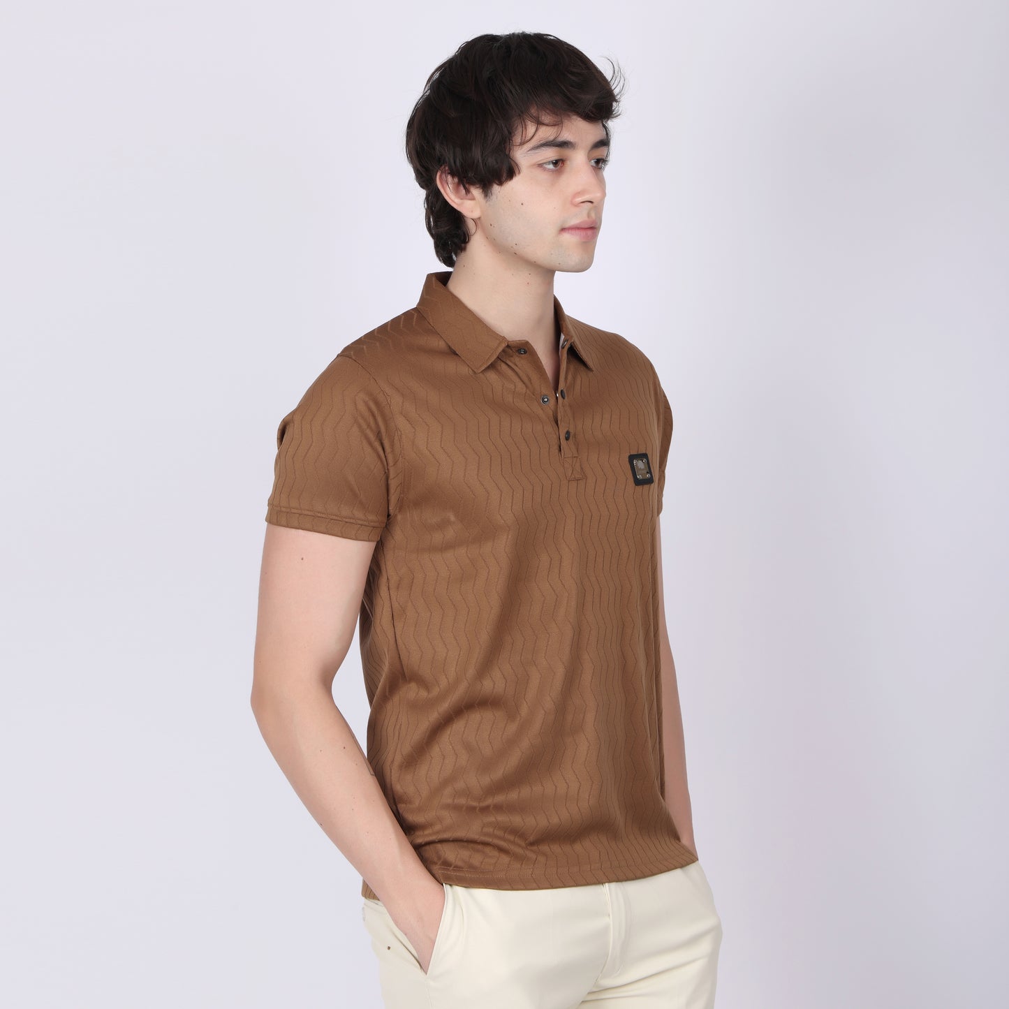 Coffee Brown Polo T-shirt