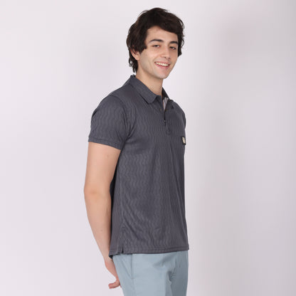Premium Grey Polo T-Shirt for Men