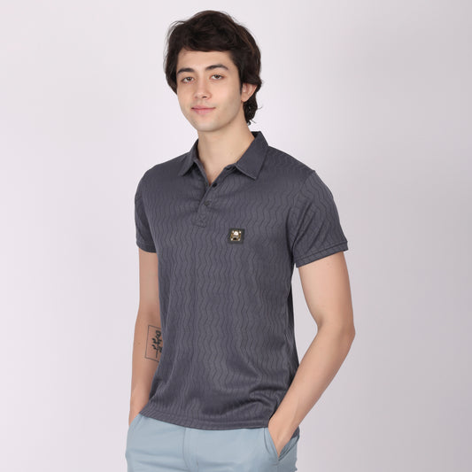 Premium Grey Polo T-Shirt for Men