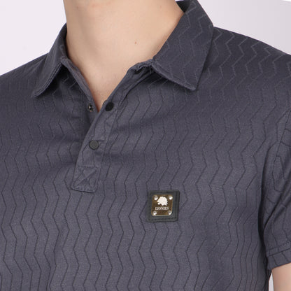 Premium Grey Polo T-Shirt for Men