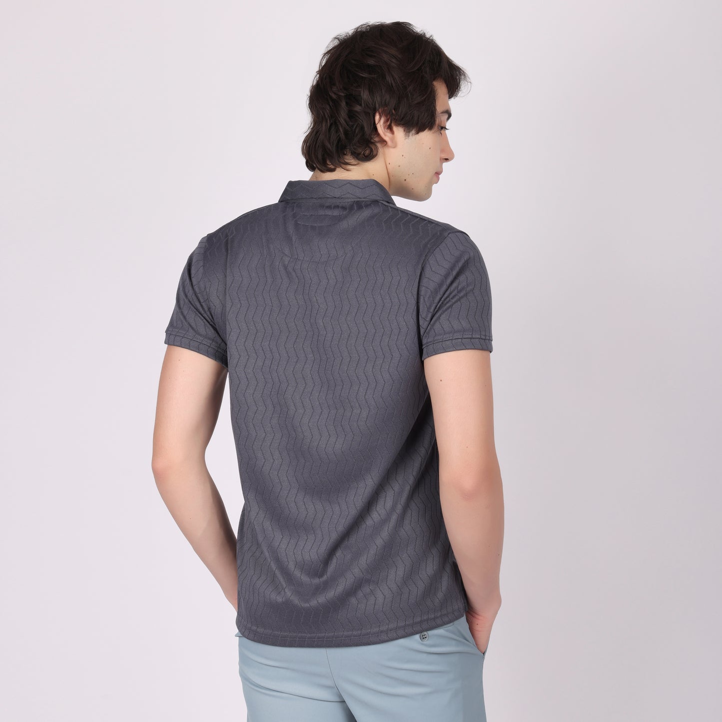 Premium Grey Polo T-Shirt for Men
