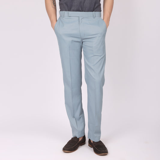 Men’s Sky Blue Formal Trousers