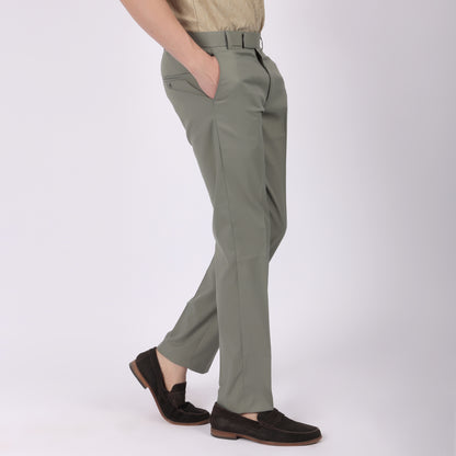 Men’s Olive Green Formal Trousers