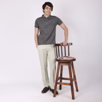 Men’s Off- White Formal Trousers