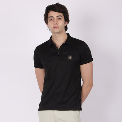 Premium Black Polo T-Shirt for Men
