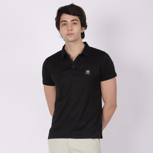 Premium Black Polo T-Shirt for Men