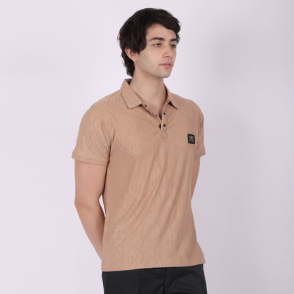 Classic Brown Polo T-Shirt for Men