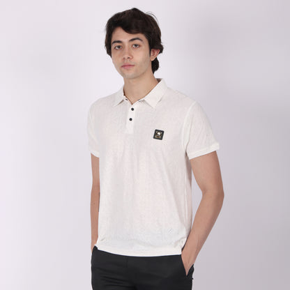 Men’s White Polo T-shirt