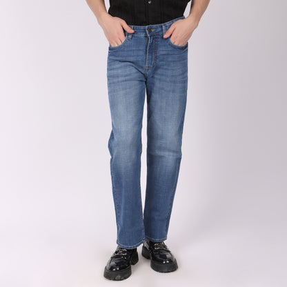 Men's Classic Blue Slim Fit Denim Jeans