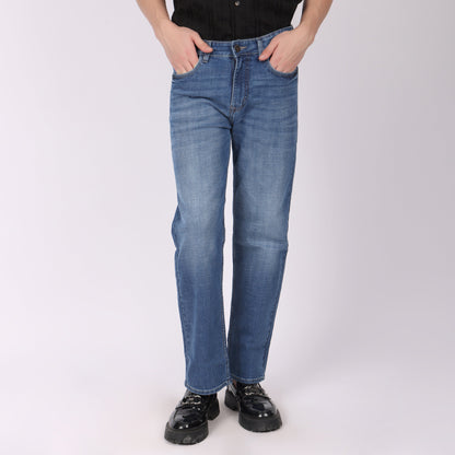 Men's Classic Blue Slim Fit Denim Jeans for men