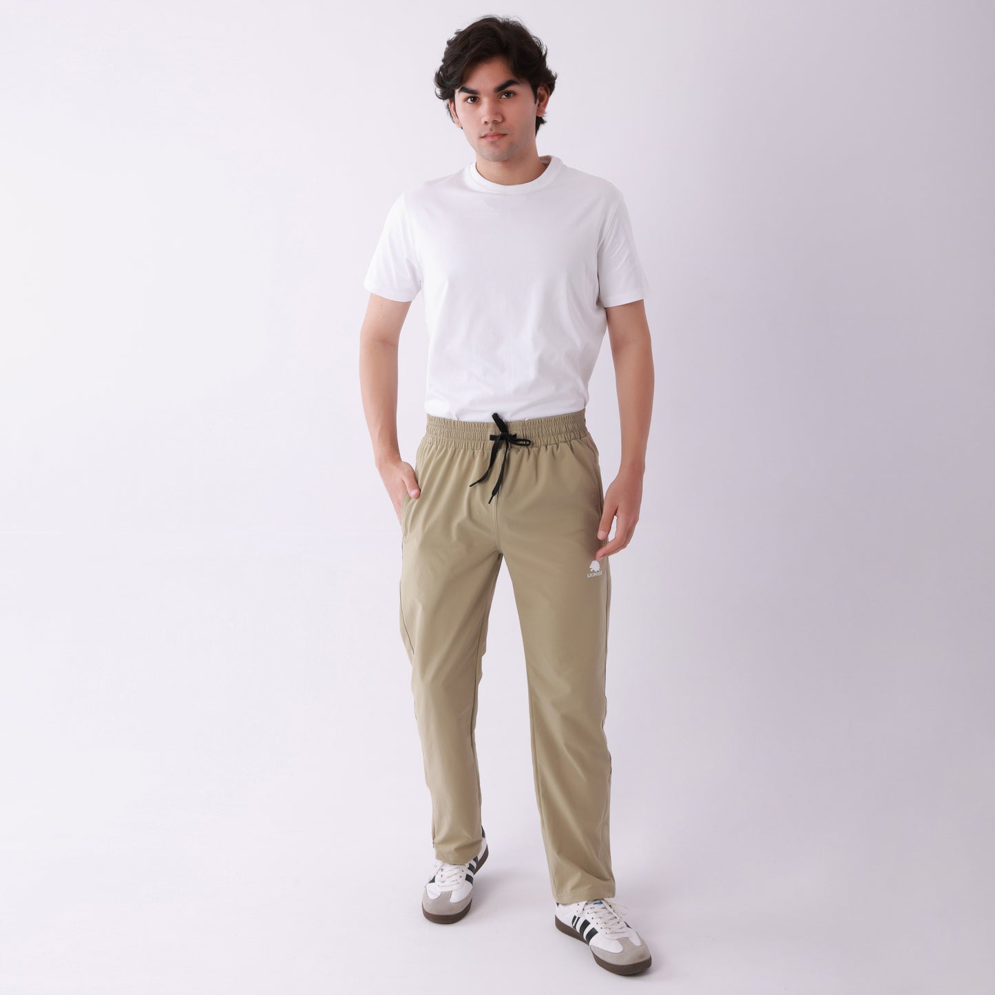 Lionies Men's Lightweight Comfort-Fit Lower – Beige