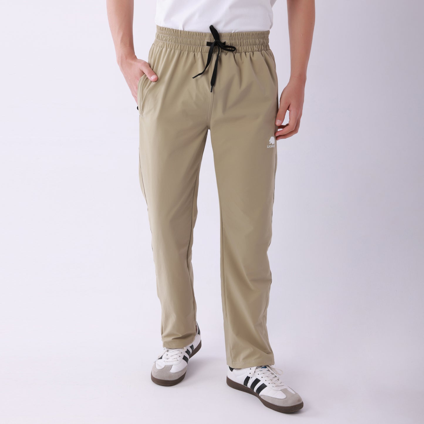 Lionies Men's Lightweight Comfort-Fit Lower – Beige