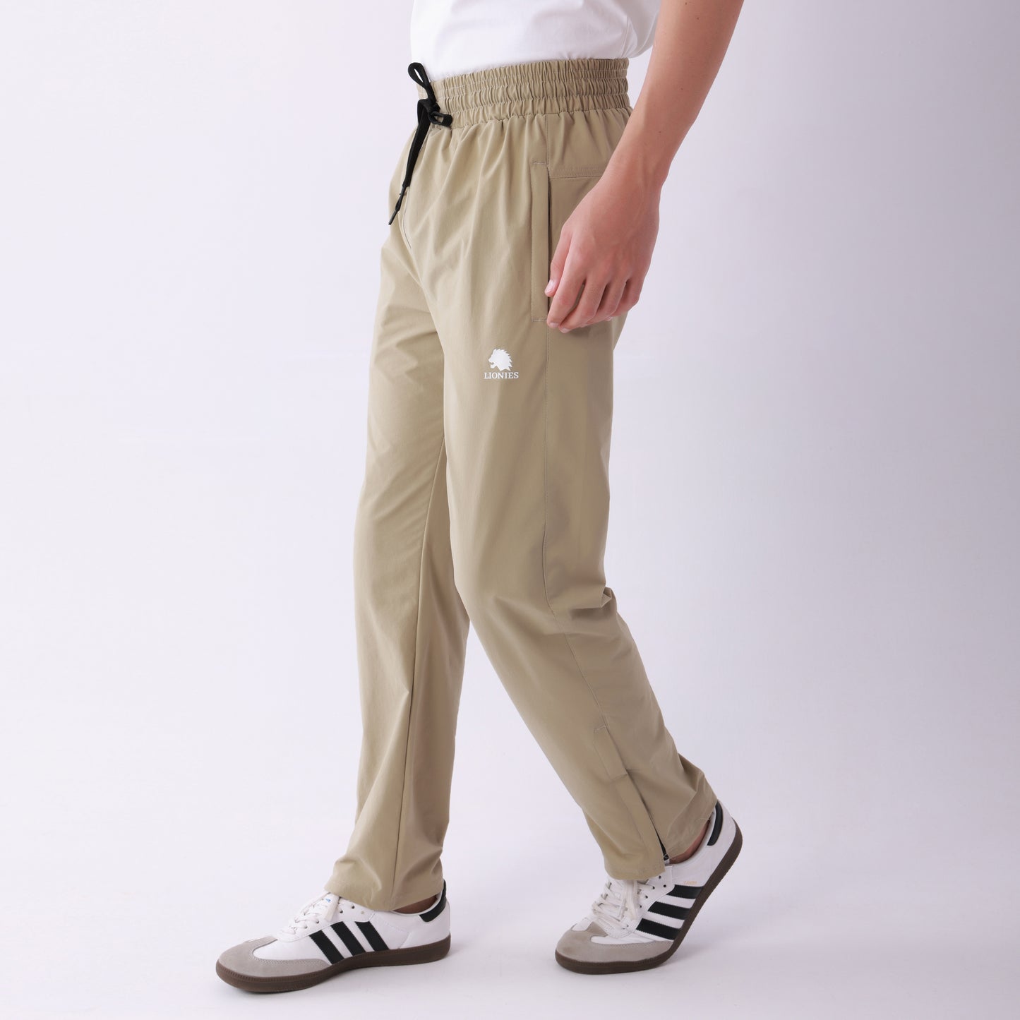 Lionies Men's Lightweight Comfort-Fit Lower – Beige
