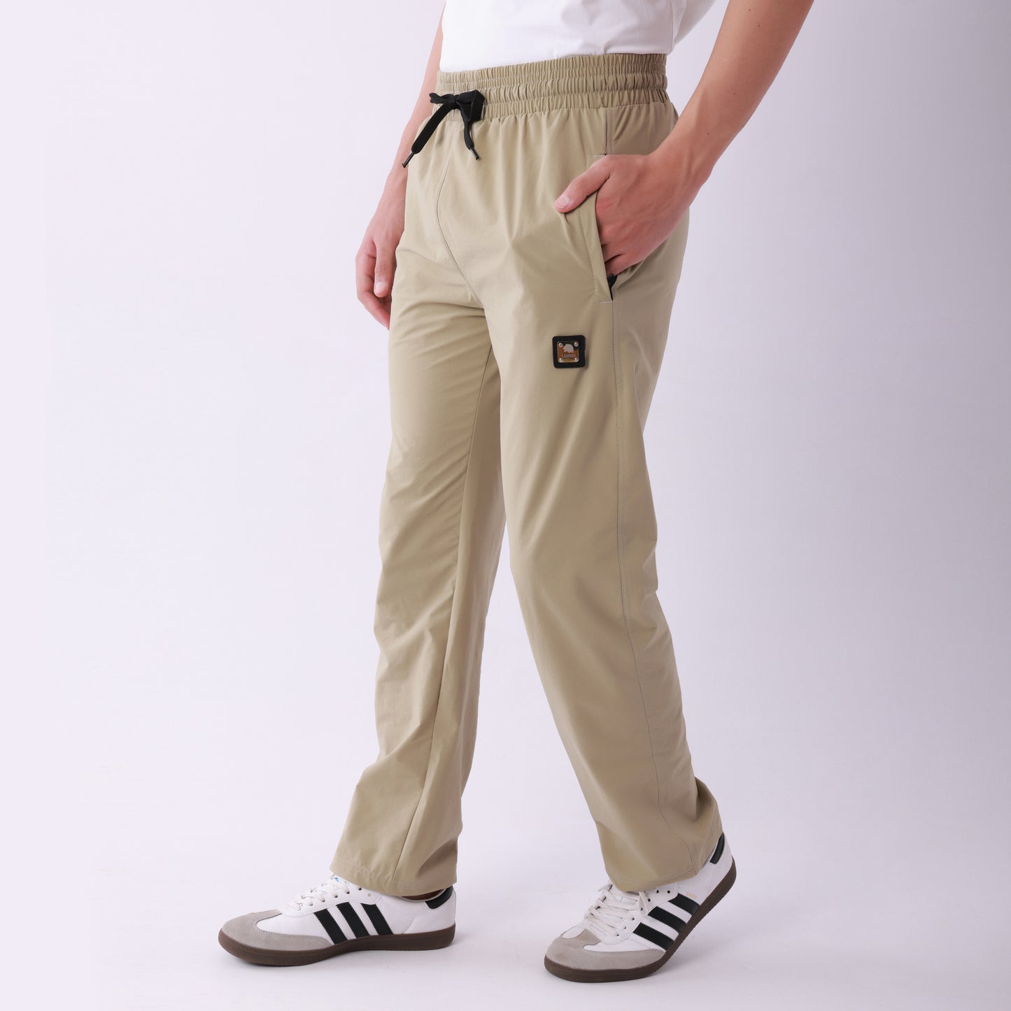 Lionies Men's Lightweight Comfort-Fit Lower – Beige